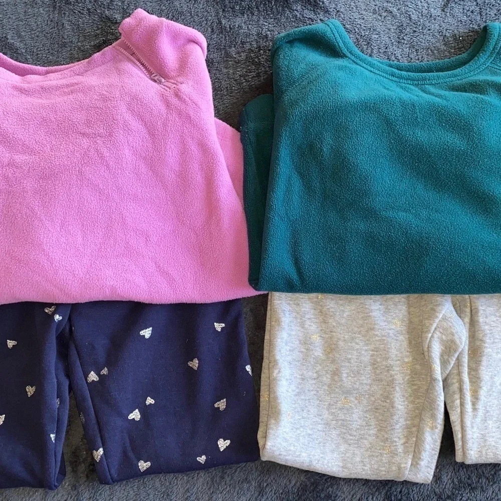 Old Navy size large 10/12 joggers outfits fleece